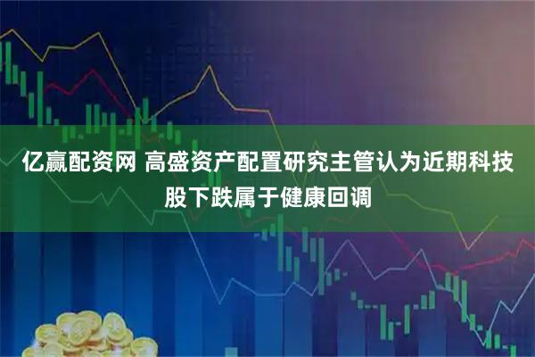 亿赢配资网 高盛资产配置研究主管认为近期科技股下跌属于健康回调